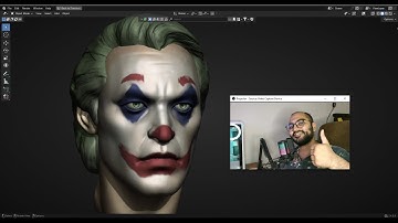 Sculpting the Joker in Blender 4.5
