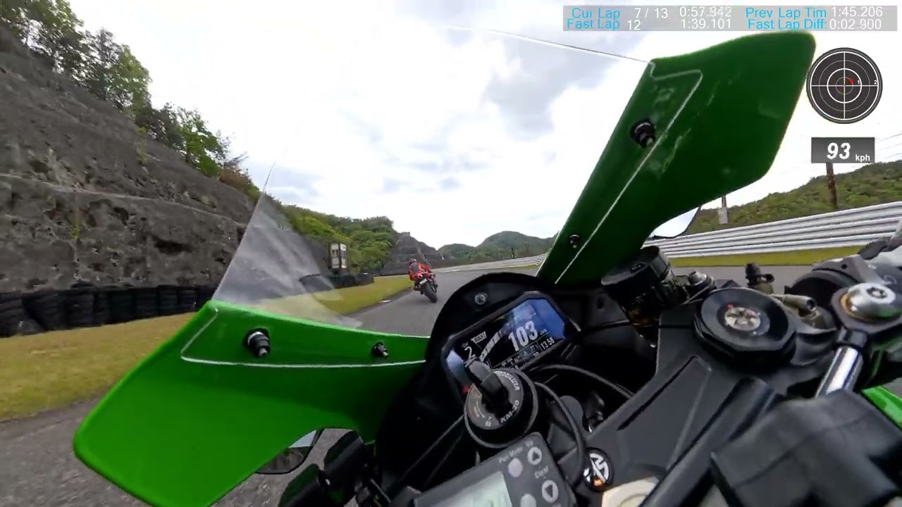 2025.5.4　セントラルサーキット　ZX10R　スランプ脱出か　1、2本