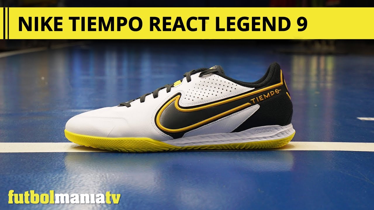 Arriesgado Novia Empuje hacia abajo Nike Tiempo React Legend 9 Pro IC - YouTube