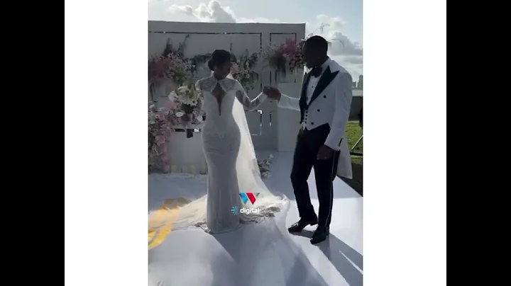 Priscilla Ojo and Juma Jux together on their White Wedding #jp2025 #nigerianwedding #weddingvideo