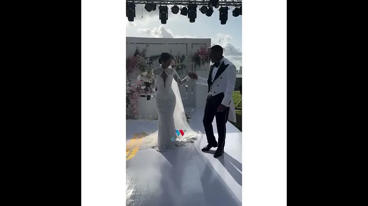 Priscilla Ojo and Juma Jux together on their White Wedding #jp2025 #nigerianwedding #weddingvideo