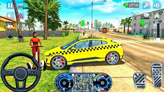 Driving an Electric SUV in Miami - Taxi Sim 2022 Evolution Gameplay