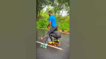 Learn skating - 🌧️stunts#skating#skates #skate#roadskating #rollerblading#rollerskating #viralshort