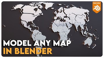 Create 3D Maps in Blender in 6 Minutes – Using Built-In Tools