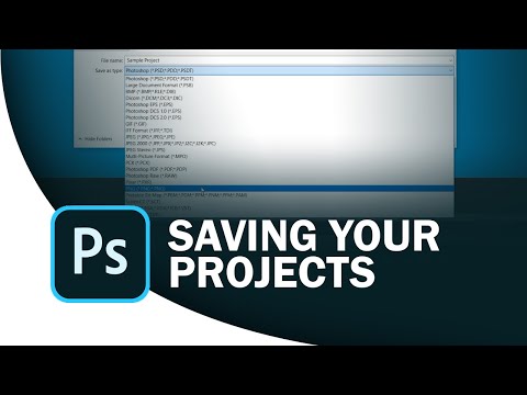 Video: Jak uložím soubor aplikace Photoshop pro pozdější úpravy?