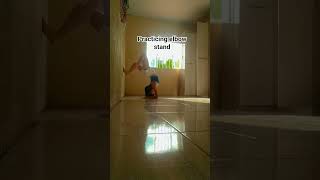 Training elbow stand #music #contortion