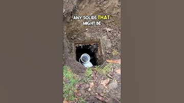 Where to install a filter on a septic tank #diy #septictankrepair #repair #filter