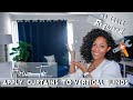 HOW TO HANG CURTAINS OVER VERTICAL BLINDS| NO HOLES OR TOOLS| APARTMENT FRIENDLY