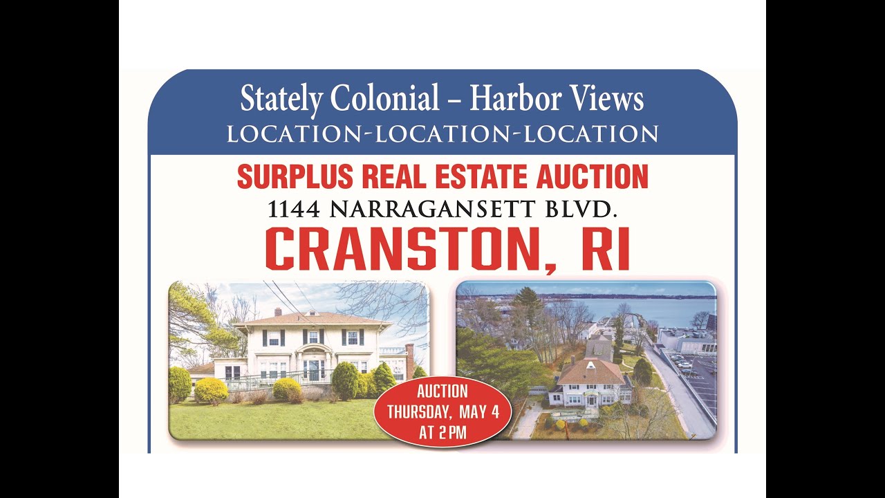 1144 Narragansett Blvd auction YouTube