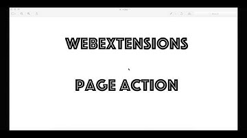 pageAction - Firefox WebExtensions API