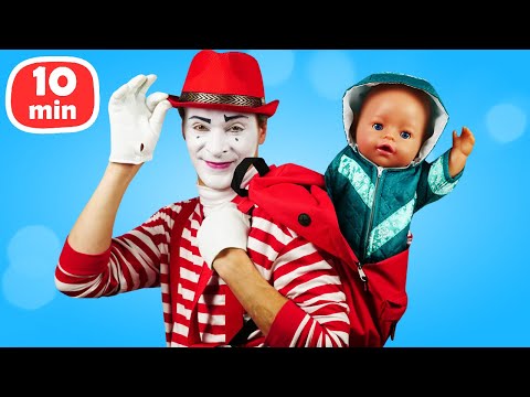 Смешные видео - Беби Бон ПОТЕРЯЛАСЬ? Игры для девочек в дочки матери с Baby Born