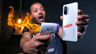 Poco F3 |  تجربة الأداء في ببجي والحرارة وسرعة الشحن والشاشة والصوت بالأرقام ياترى هيسد 🤔