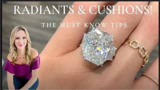 Miss Diamond Ring | Everything you need to know about Radiant & Cushion Cut Diamonds!