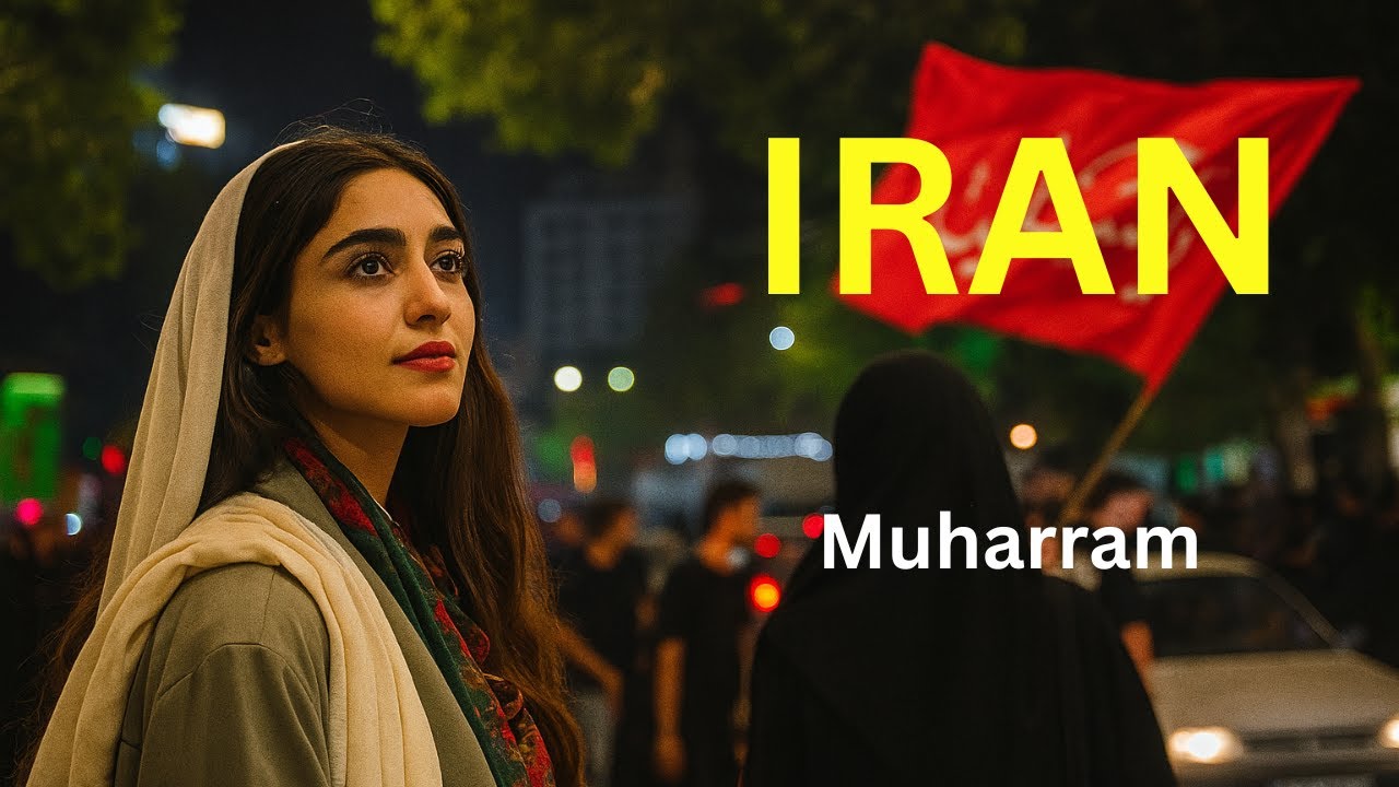 Muharram in Iran 🇮🇷 | Walking Tour of Tekiyeh & Mourning Streets