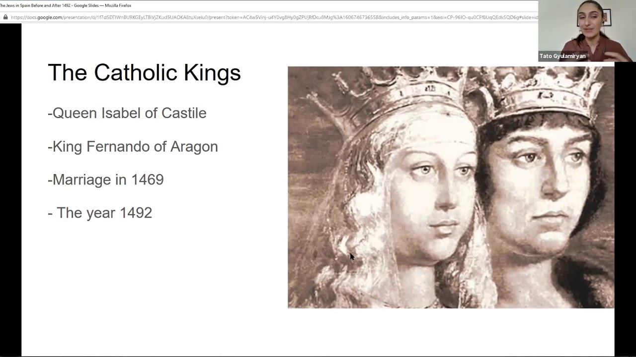 The Jews in Spain, Dec. 1, 2020, 1/2