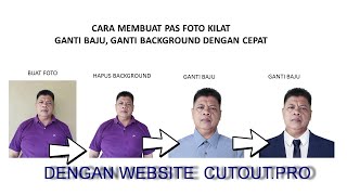 CARA MEMBUAT PAS FOTO KILAT DENGAN AI CUTOUT PRO