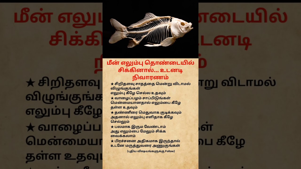 Fish Bone Stuck in Your Throat? Try These Quick Tips! 🐟😮 | Health Tips #shorts