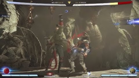 Injustice 2 - Hellboy Reversed Input Setup Into Cross-Up Option Select