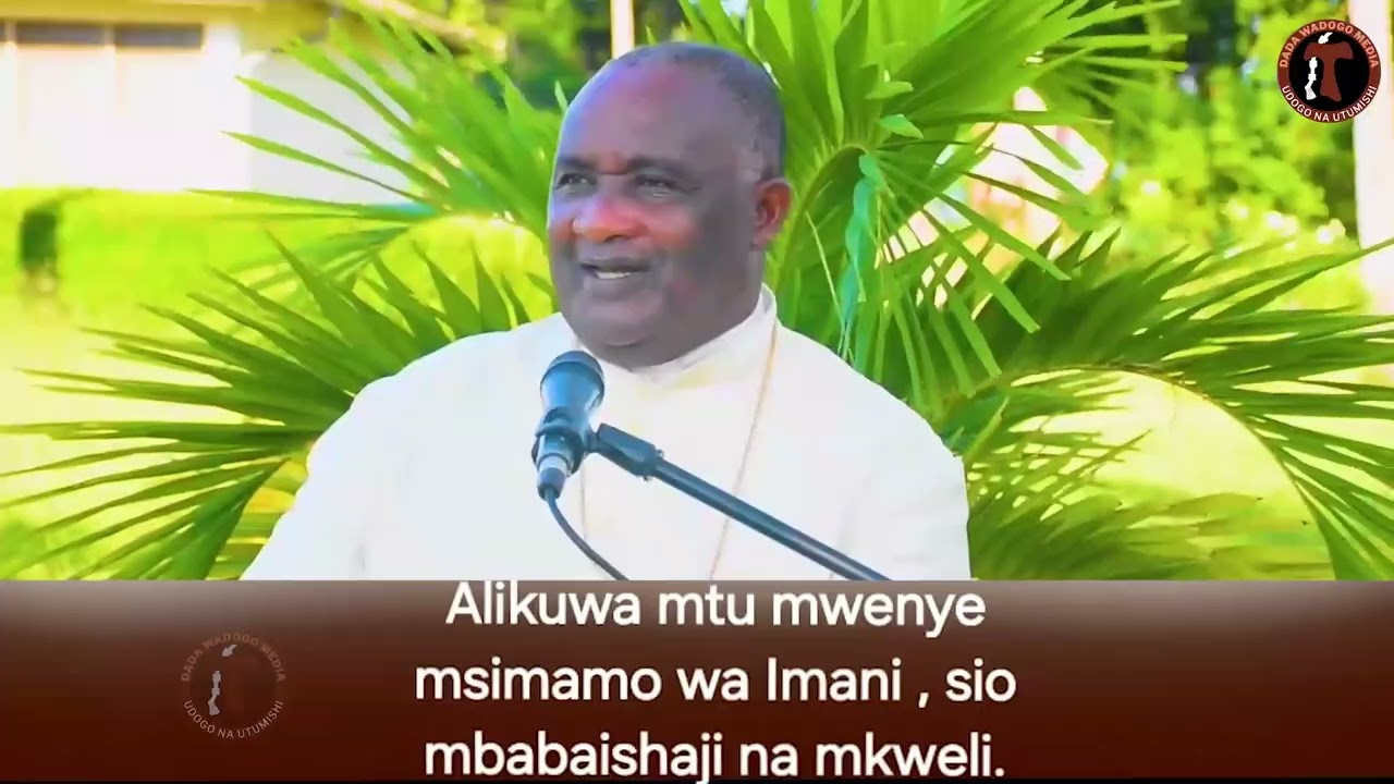 ALIKUWA KWELI BABA MWENYE MSIMAMO WA IMANI , ALIKUWA ABABAISHWI NA MTU , ALISIMAMA KATIKA UKWELI,