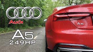 Audi A5 - 4 цилиндра, которые тянут как 8. Разгон 0 - 100