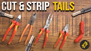 What's the best way to Cut & Strip Meter Tails?