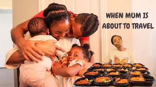 Travelled without my Family! Meal Prep, 9 months Photoshoot, Personal prep \& more