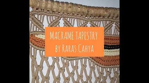 DIY MACRAME TAPESTRY By Raras Cahya