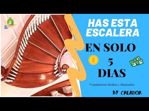 Como hacer escaleras de madera curva curb.how to make wood stair ... Ideas Curvas Escalera