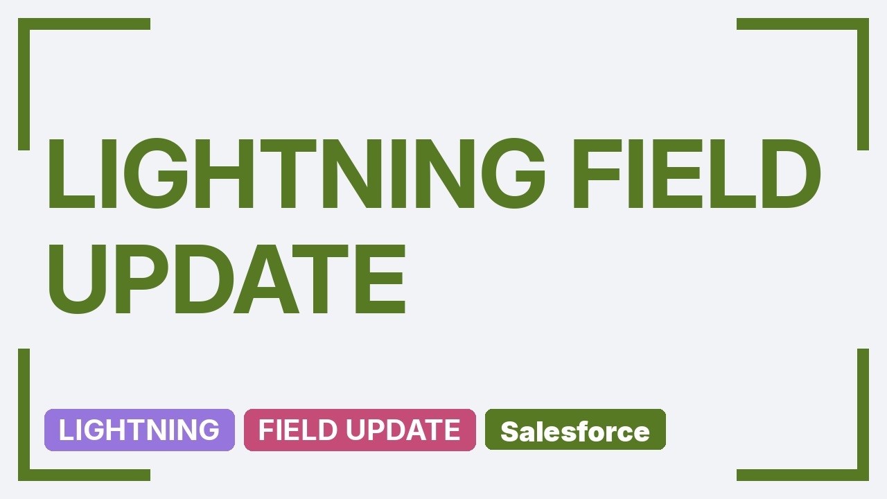 Salesforce: Update field using Lightning Components - YouTube