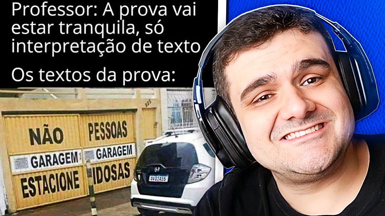 EU NÃO SEI NEM COMO LER ESSES MEMES