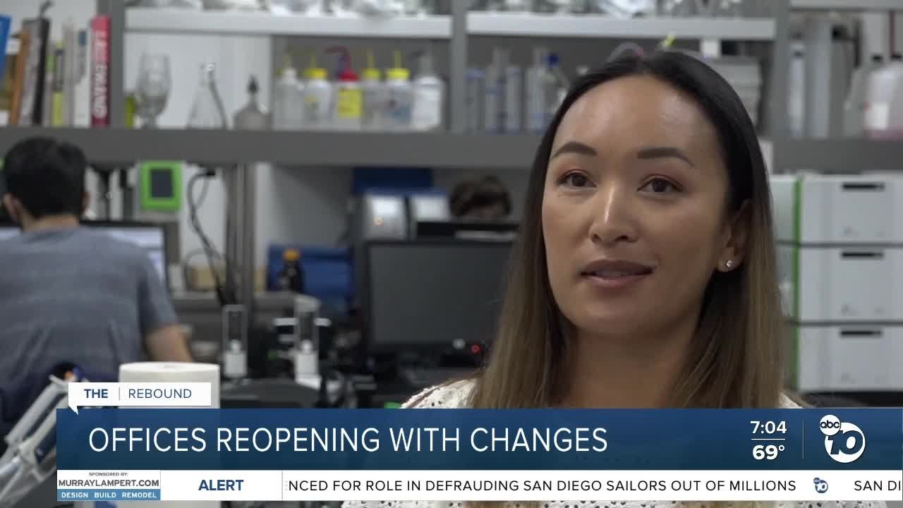 San Diego reopening brings workers back to the office YouTube