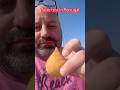 Real Porto 🇵🇹 €0.69 Snack by the Beach (Coxinha) on  sunny day.