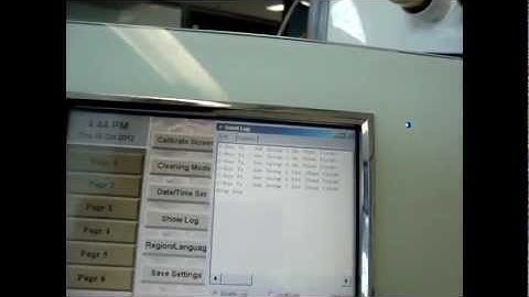 Colour Touch Screen  Log Files