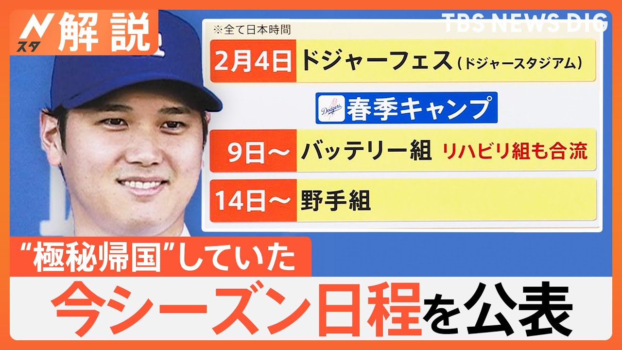 大谷翔平選手 一時帰国していた、米大使「デコピン」にビザ発給、開幕