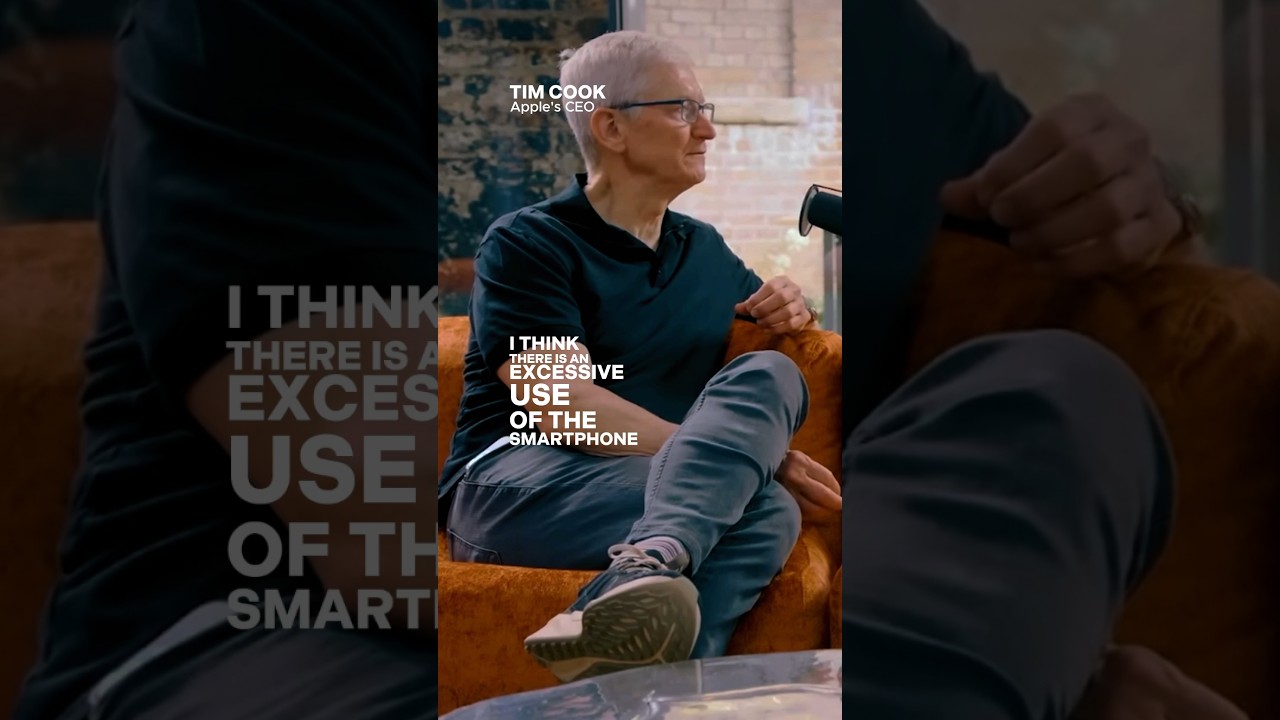 Apple’s CEO Tim Cook on phone addiction 🤔