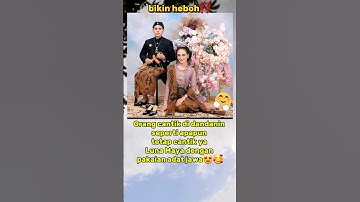 Ya Begini Resiko Orang Cantik😍 Luna Maya & Maxime Pakai Busana Adat Jawa🥰 #lunamaya #maximebouttier