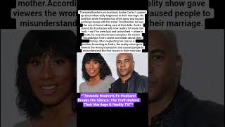 Famous Towanda Braxton’s Ex-Husband Breaks His Silence: The Truth Behind Their Marriage & Reality TV#shorts Wealth