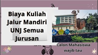 Biaya Kuliah Jalur Mandiri Universitas Negeri Jakarta UNJ  Semua Jurusan calon mahasiswa wajib tau