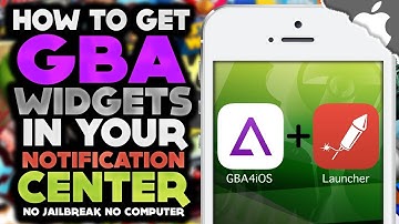 GBA4iOS: How To Use Launcher for Custom Widgets! (NO COMPUTER) (NO JAILBREAK)