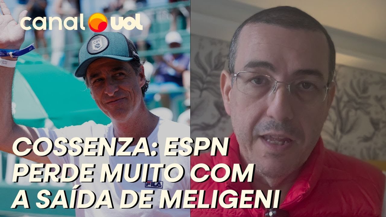 SAÍDA DE MELIGENI É BAQUE PARA A ESPN, E PODCAST DEVE GANHAR FORÇA, DIZ COSSENZA