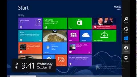 Windows 8   How to use the Charms Bar