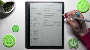Huawei MatePad Paper - How to Change System Font Size? Customize Word / Letters Size!