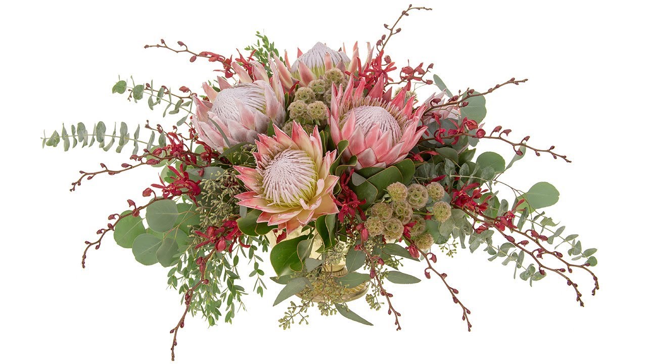 King Protea Centerpiece - YouTube