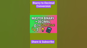 Master Binary Conversion with ONE Simple Trick