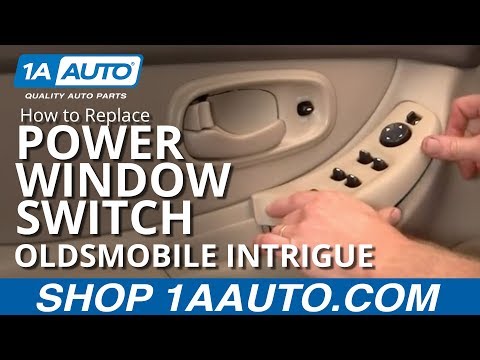 How to Replace Power Window Switch 98-02 Oldsmobile Intrigue