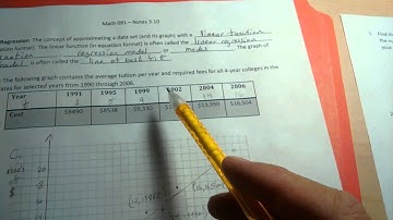 3.10 Video (2) - Making a Prediction Using the Linear Model