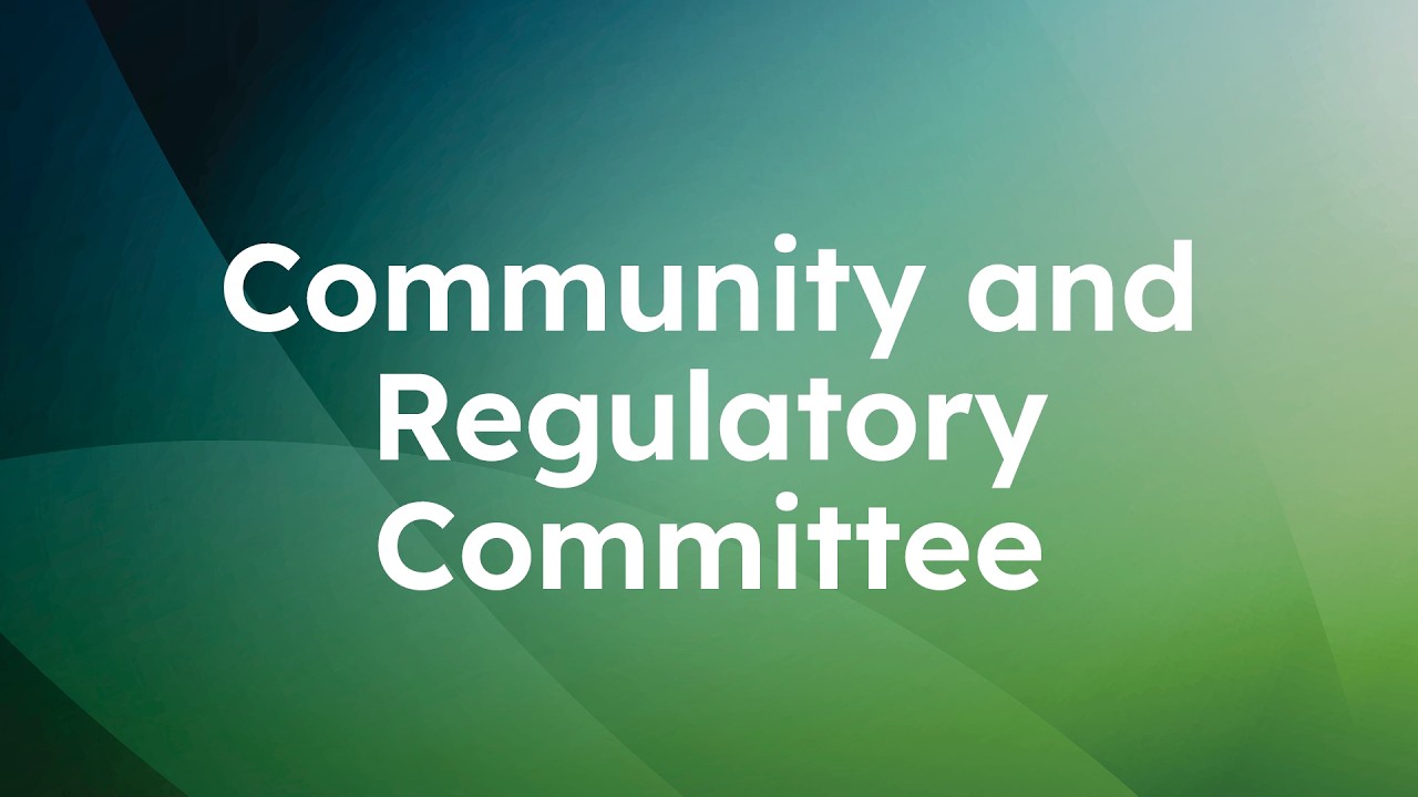 Community and Regulatory Committee Meeting – 17 February 2026