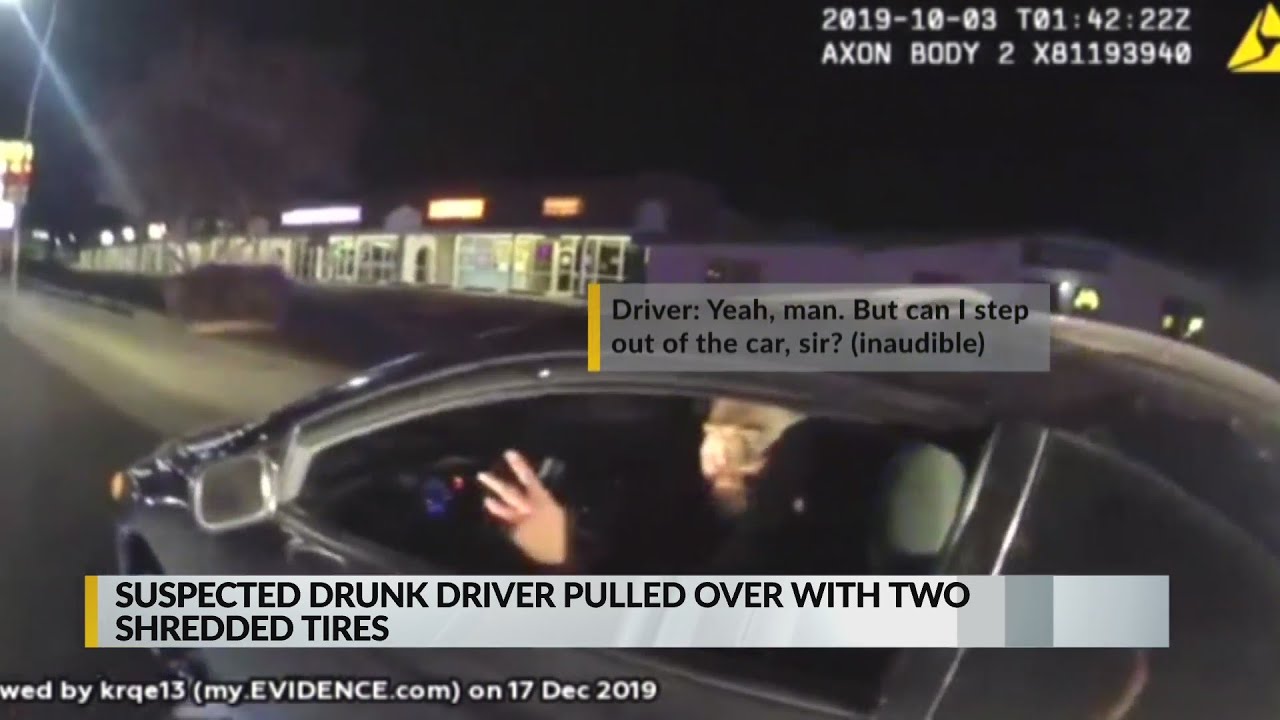 Video: Man racks up third DWI charge after riding on rims - YouTube