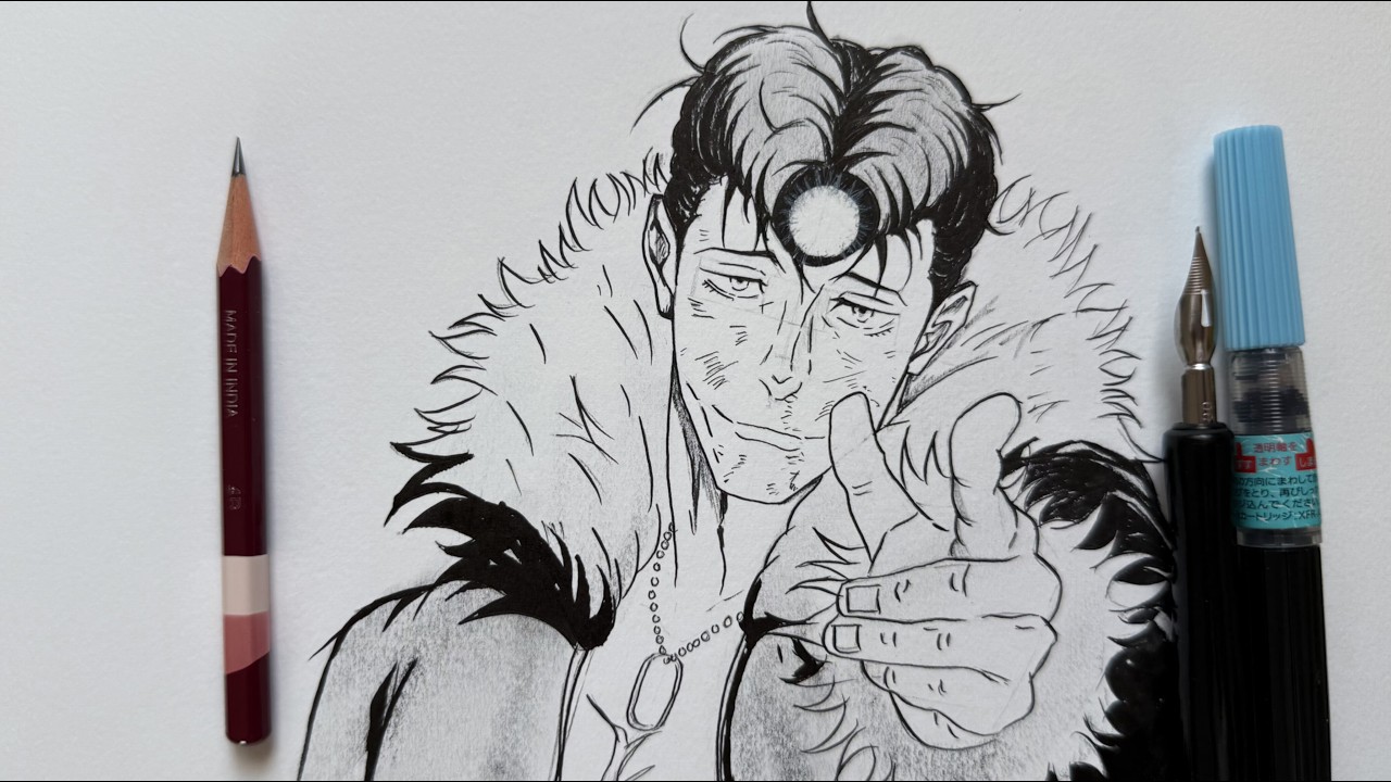 How to Draw Ryu Ishigori Step by Step | Jujutsu Kaisen S3 - YouTube