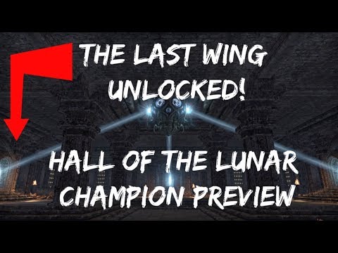 Hall of the Lunar Champion's LAST WING UNLOCKED - The Lion's Cradle! | ESO Dragonhold PTS